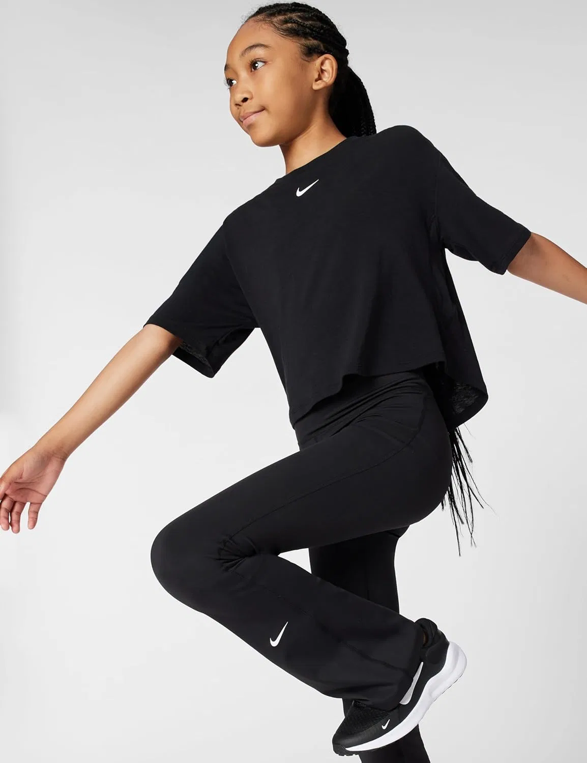 Леггинсы Dri-FIT Nike, Black/White