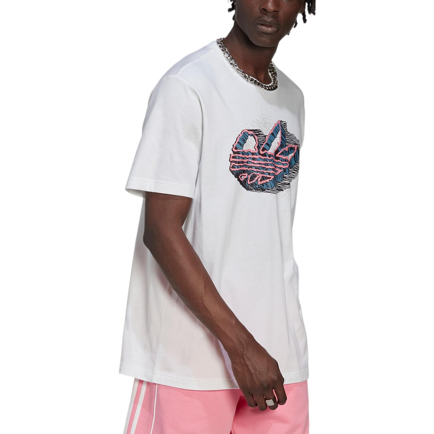 Футболка Rekive Speed мужская белая Adidas Originals, белый — фото 4