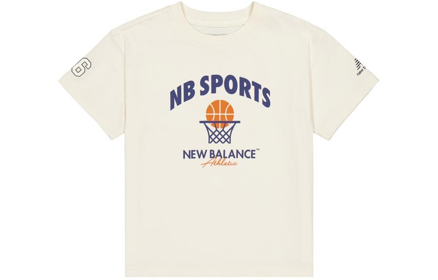 

Детская футболка New Balance, кремовый