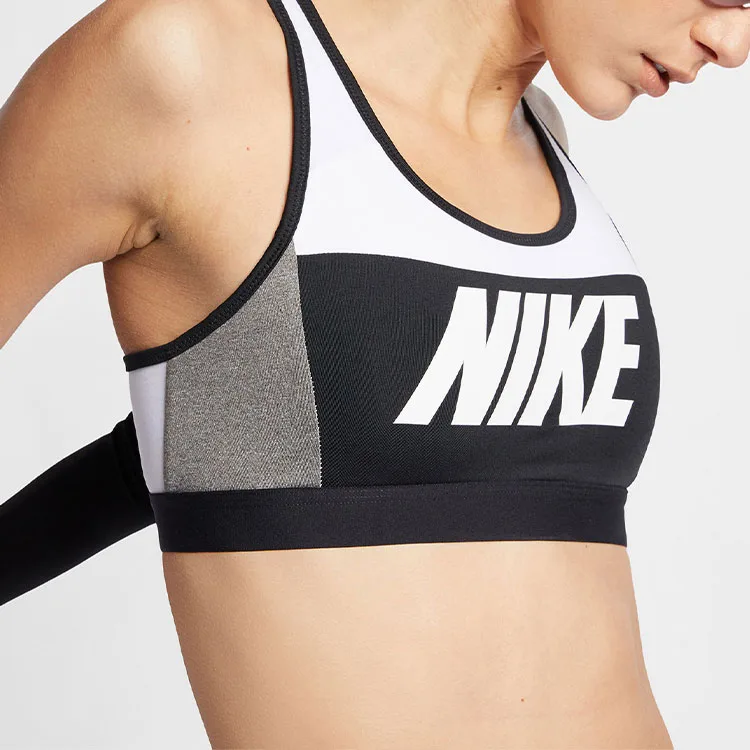 Nike Спортивное белье женское белое черное Moderate — фото 4