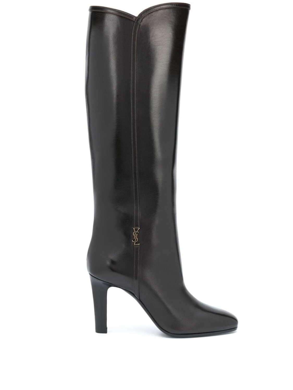 

Saint Laurent сапоги Jane с монограммой, коричневый