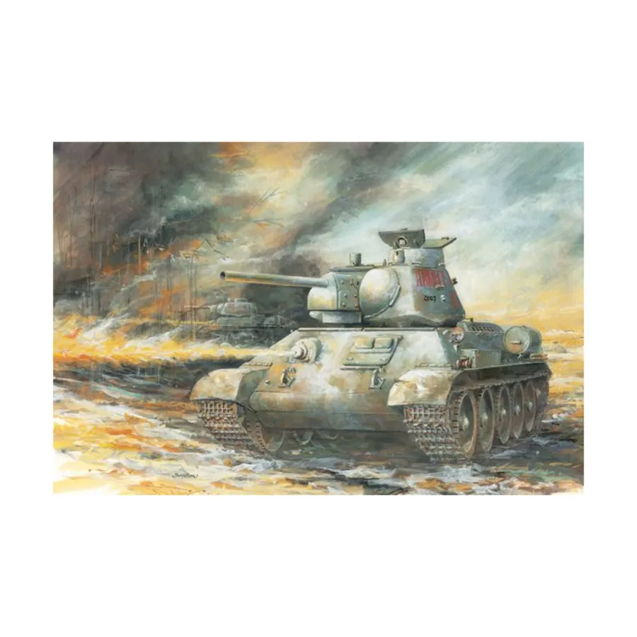 

ОТ-34/76 Мод. 1943 - Завод № 112 (Умный Комплект), Dragon Models - '39 to '45 Series - Russia (1:35)