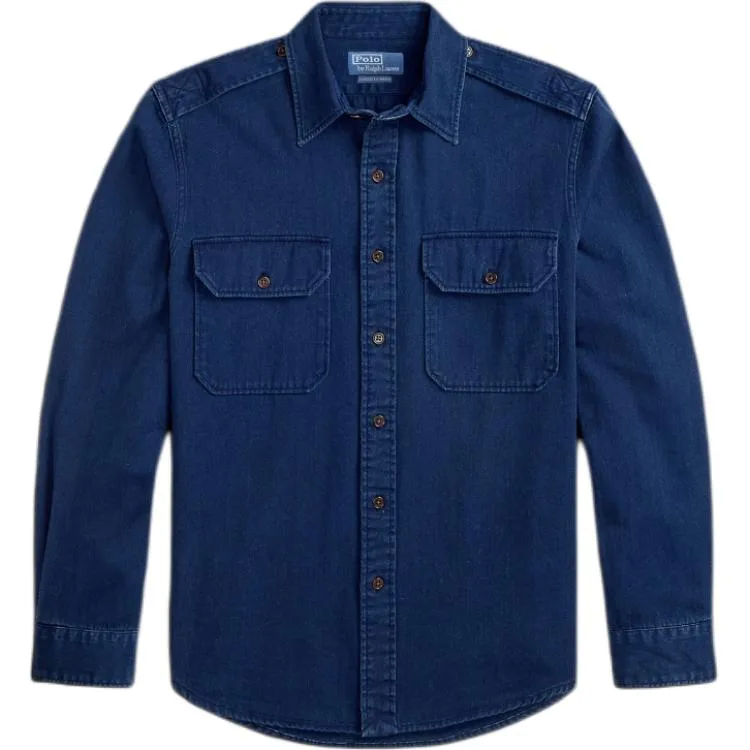 Polo Ralph Lauren Рубашка FW25 Classic Version мужская индиго