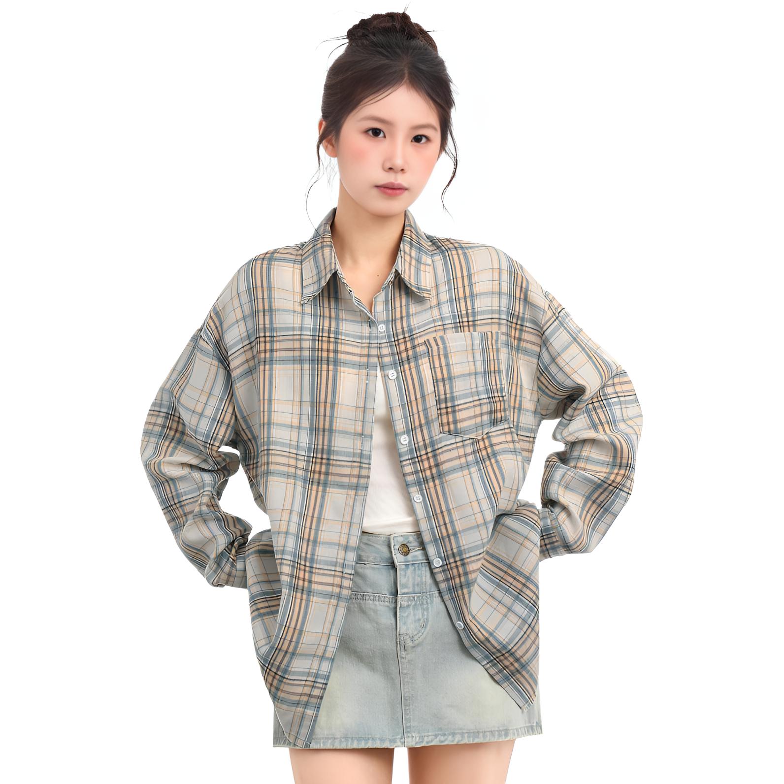 

NEVER RULE Рубашка Women's Yellow Lapel Moderate Others