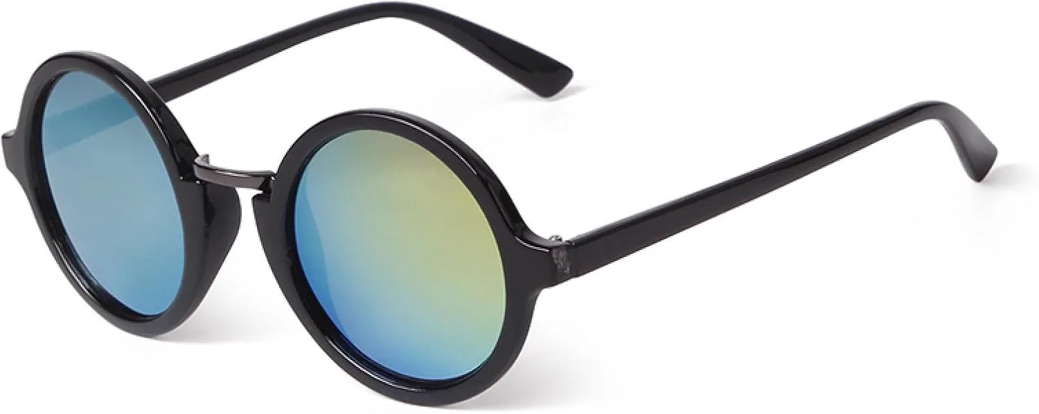 

Винтажные ретро круглые солнцезащитные очки для женщин и мужчин с покрытием UV400 и антибликовым покрытием, для активного отдыха и повседневной носки WNCKSQ, C1