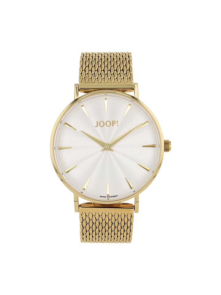 

Наручные часы из нержавеющей стали с IP-покрытием и золотым покрытием, диаметр 36 мм JOOP!