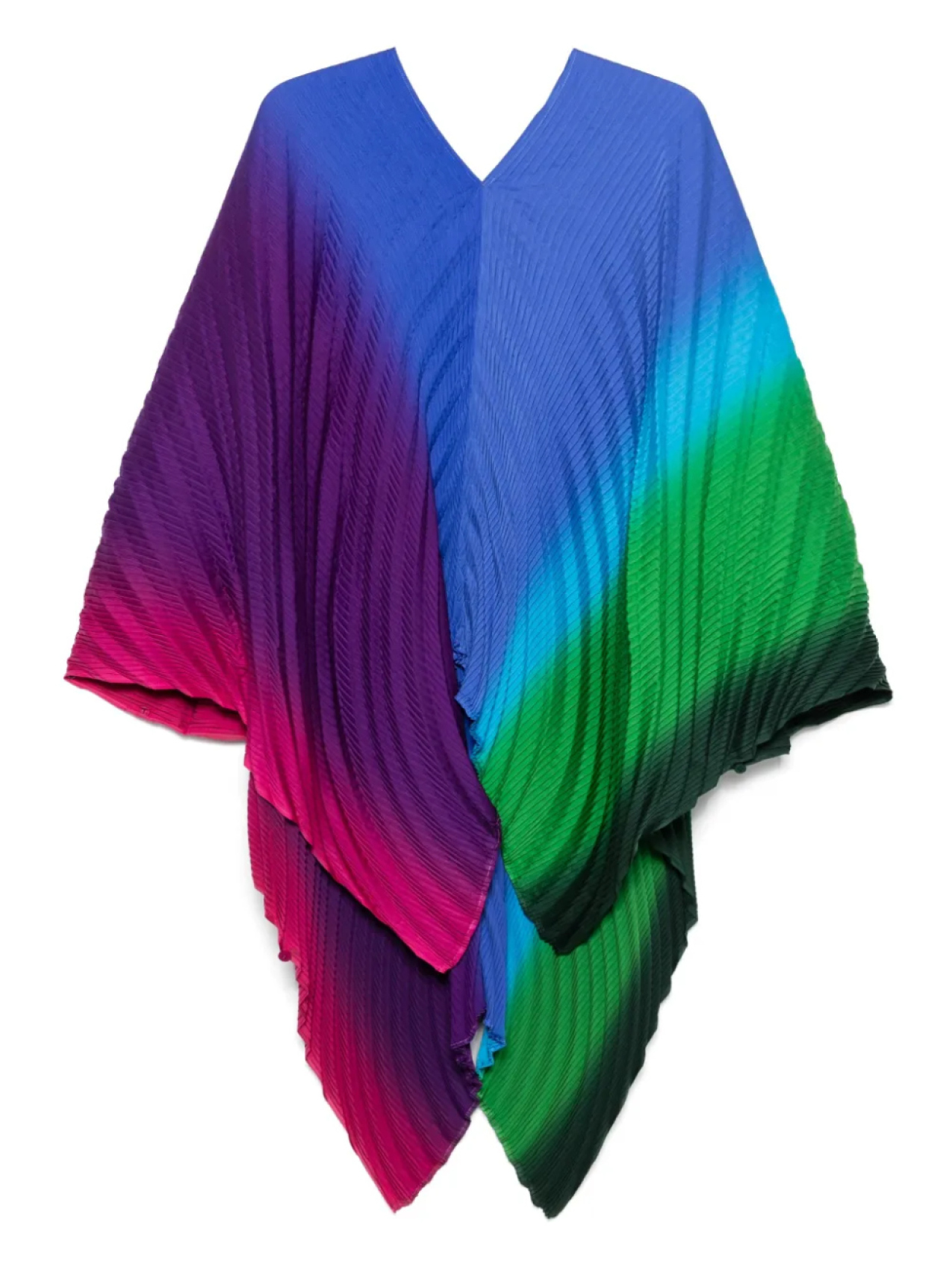

Пончо Nuance Pleats Issey Miyake, синий