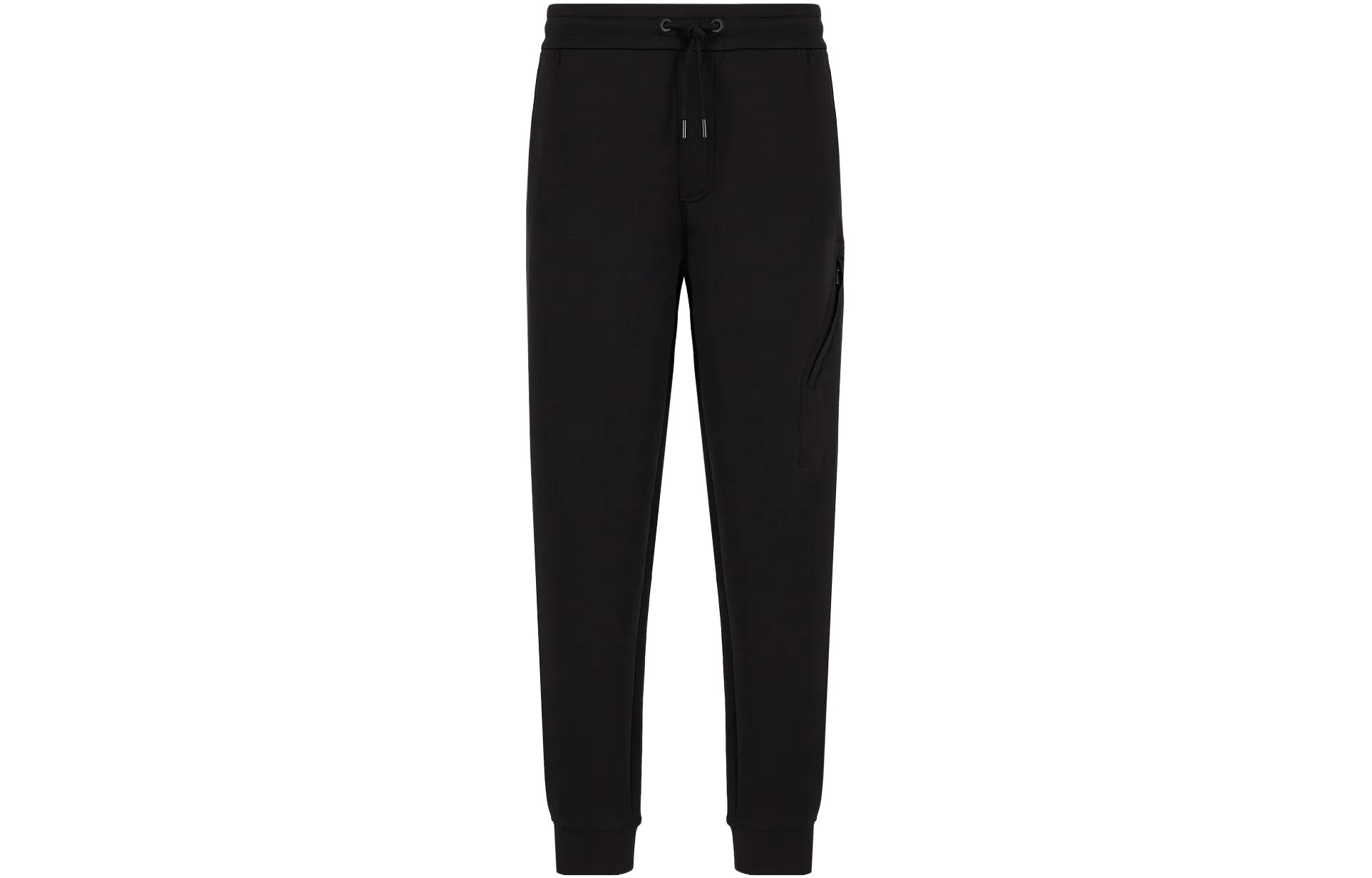 

Хлопковые спортивные брюки с кулиской ARMANI EXCHANGE, темно-синий