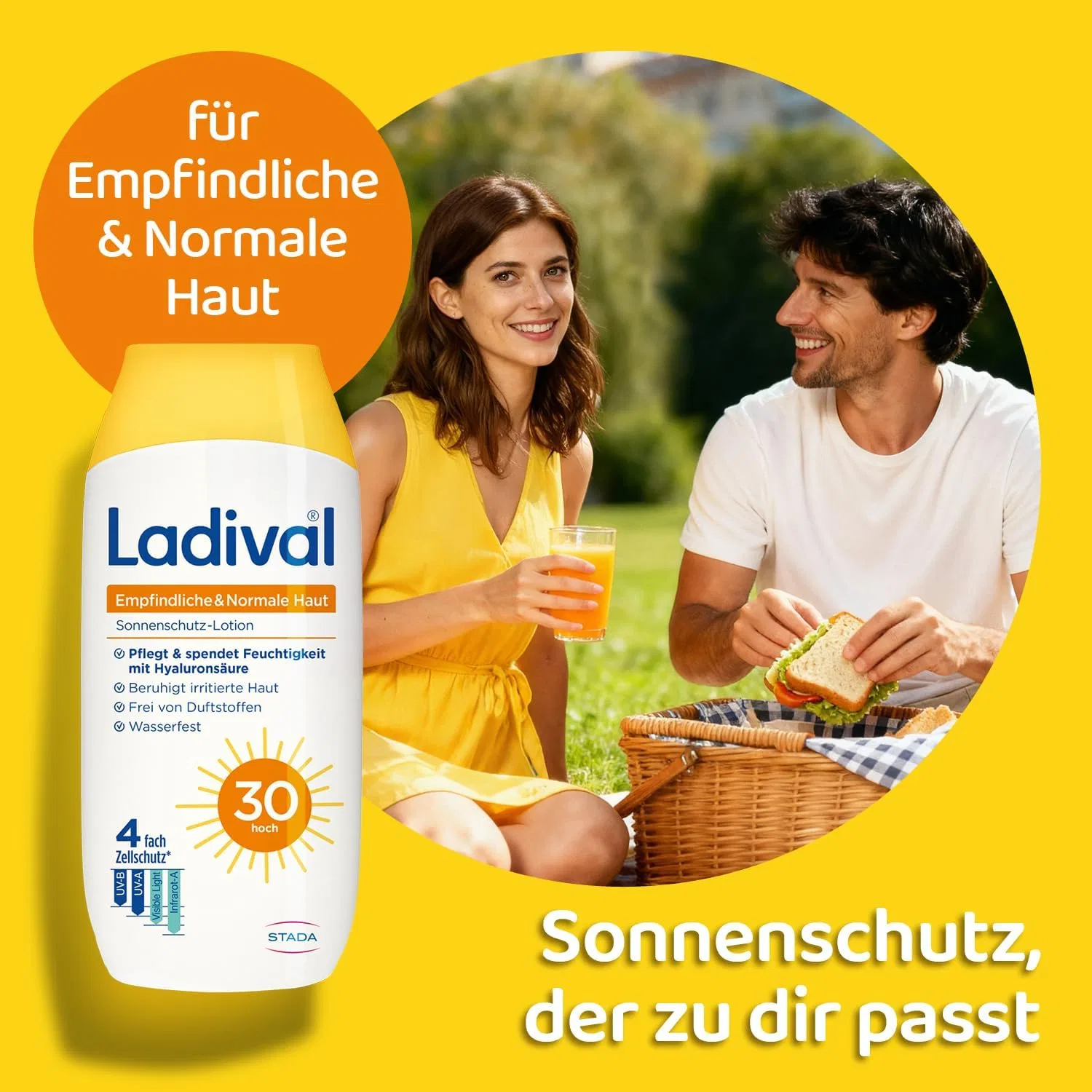 Солнцезащитный лосьон SPF 30 для чувствительной и нормальной кожи от Ladival ‎Ladival — фото 3