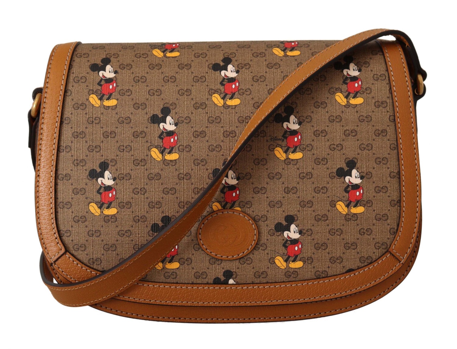 

Очаровательная сумка через плечо Disney GG Supreme Gucci, мультиколор