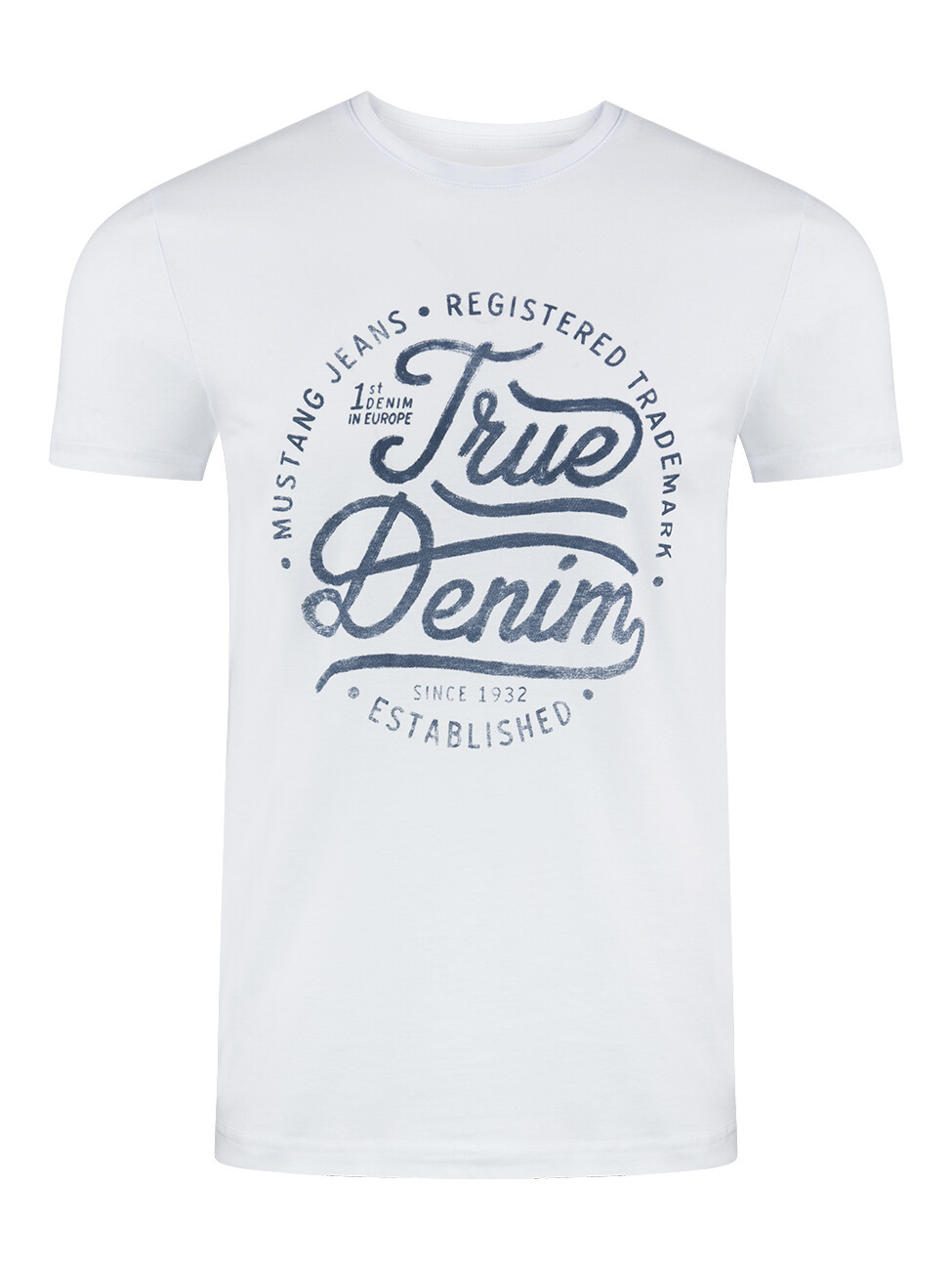 

Футболка Mustang Basic Print, белый