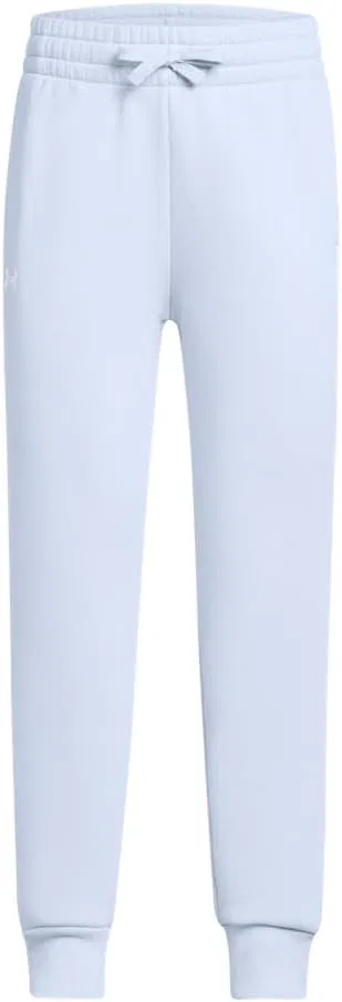 Спортивные флисовые брюки Under Armour Girls Rival, (465) Nimbus Blue//White