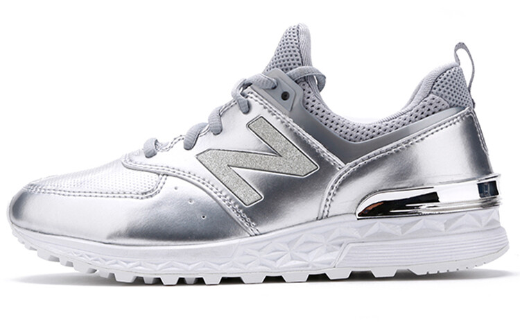 

NB 574 Спортивная обувь для жизни Женская низкая серебристая New Balance