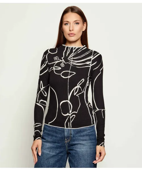 

Полуводолазка Regular fit Desigual, черный