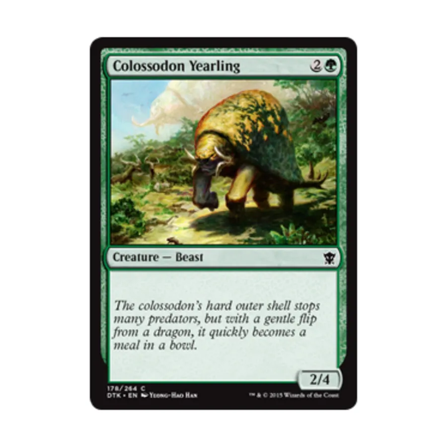 

CCG Годовалый колосодон (C) (Фольга), MTG - Dragons of Tarkir