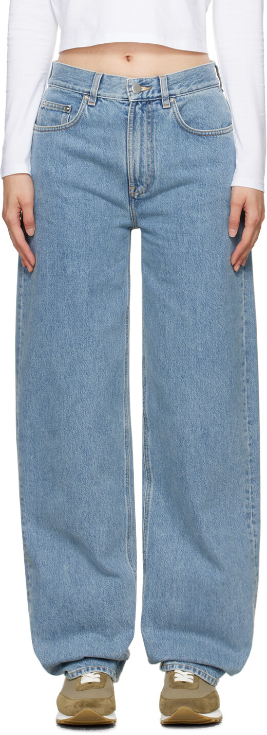 

Синие джинсы Samur Loulou Studio, Washed light blue