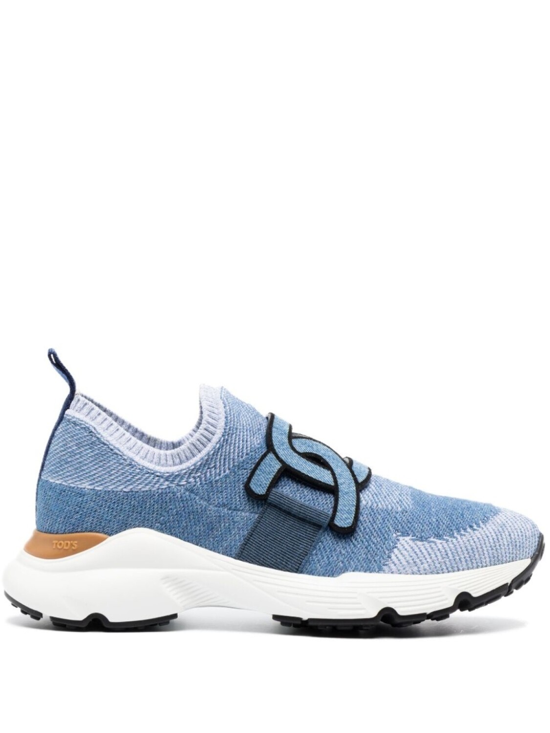 

Tod's слипоны с логотипом, синий