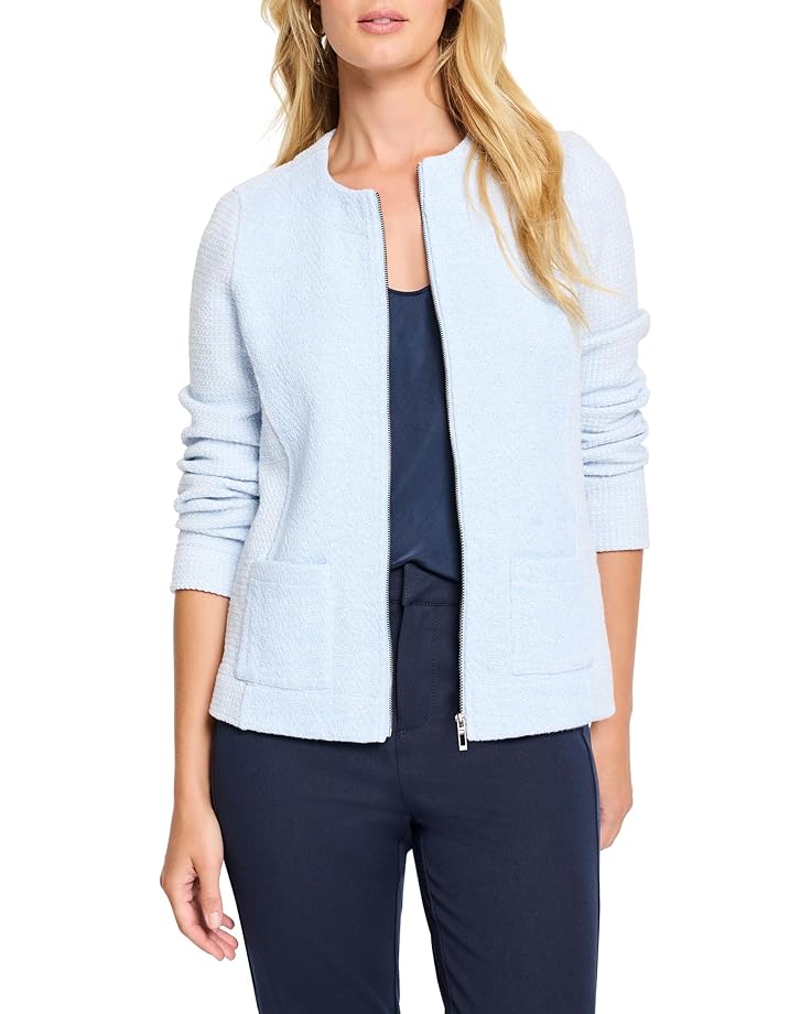 

Куртка NIC+ZOE Weave Mix Knit Zip Jacket, цвет Blue Mix