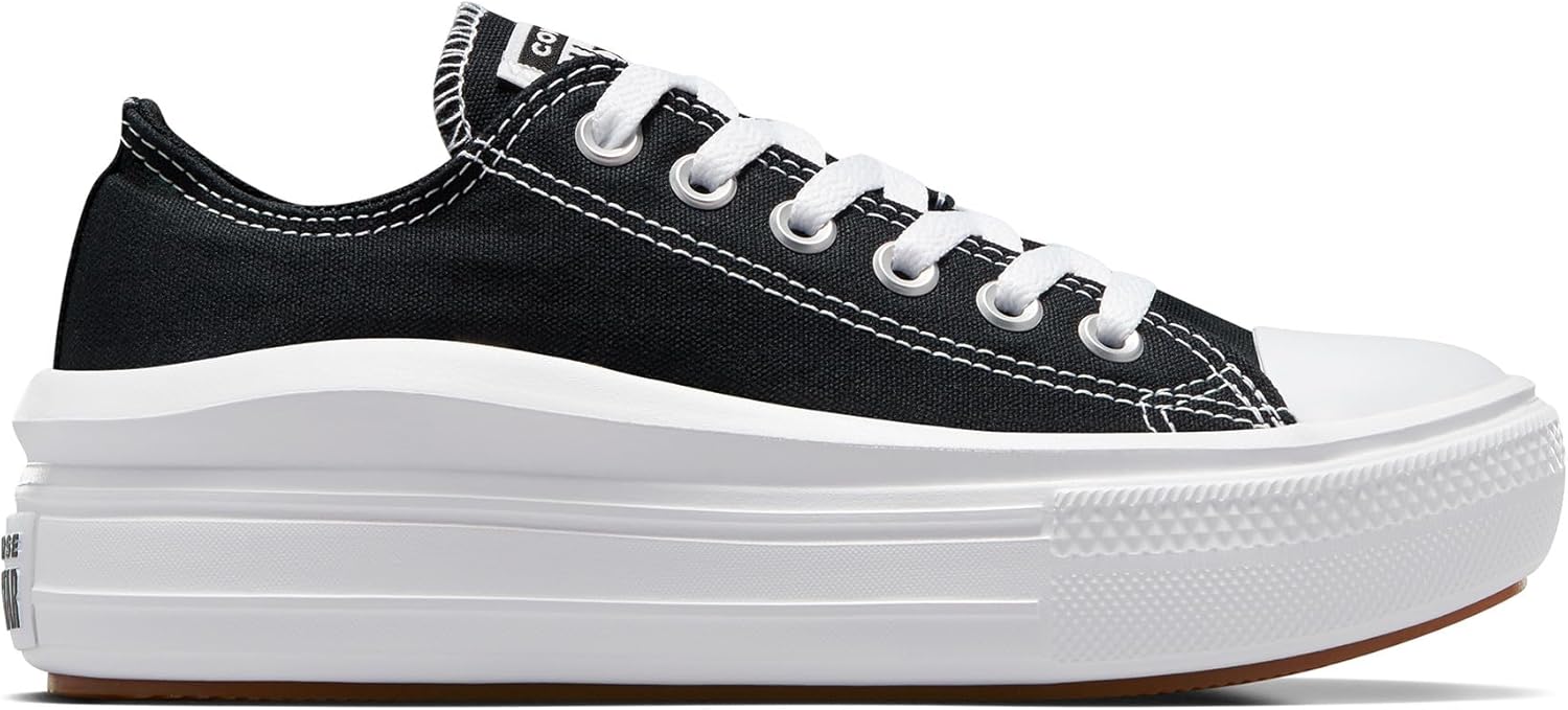 Converse CTAS Move Ox 570256C, кроссовки, Black/White/White — фото 2