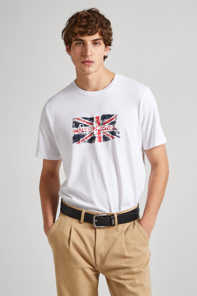 

Футболка с логотипом Pepe Jeans London, красный