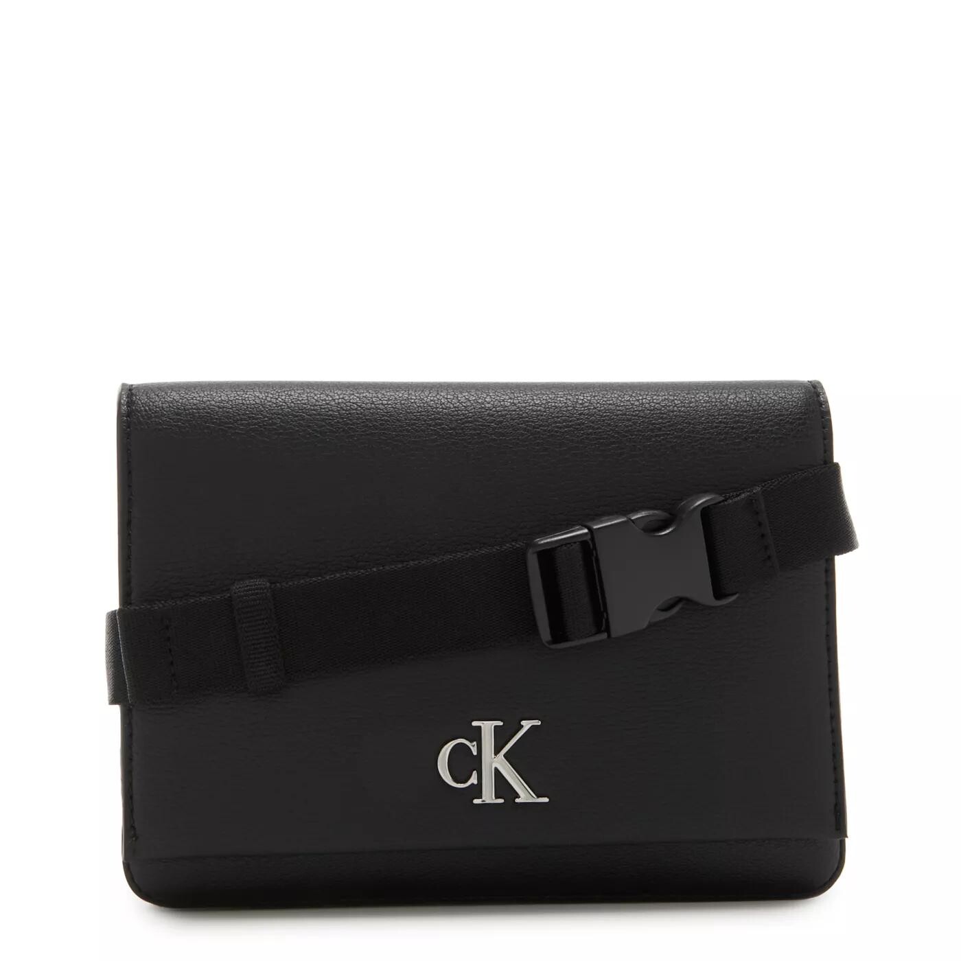 

Женская поясная сумка в минималистическом стиле с монограммой sc Calvin Klein, черный
