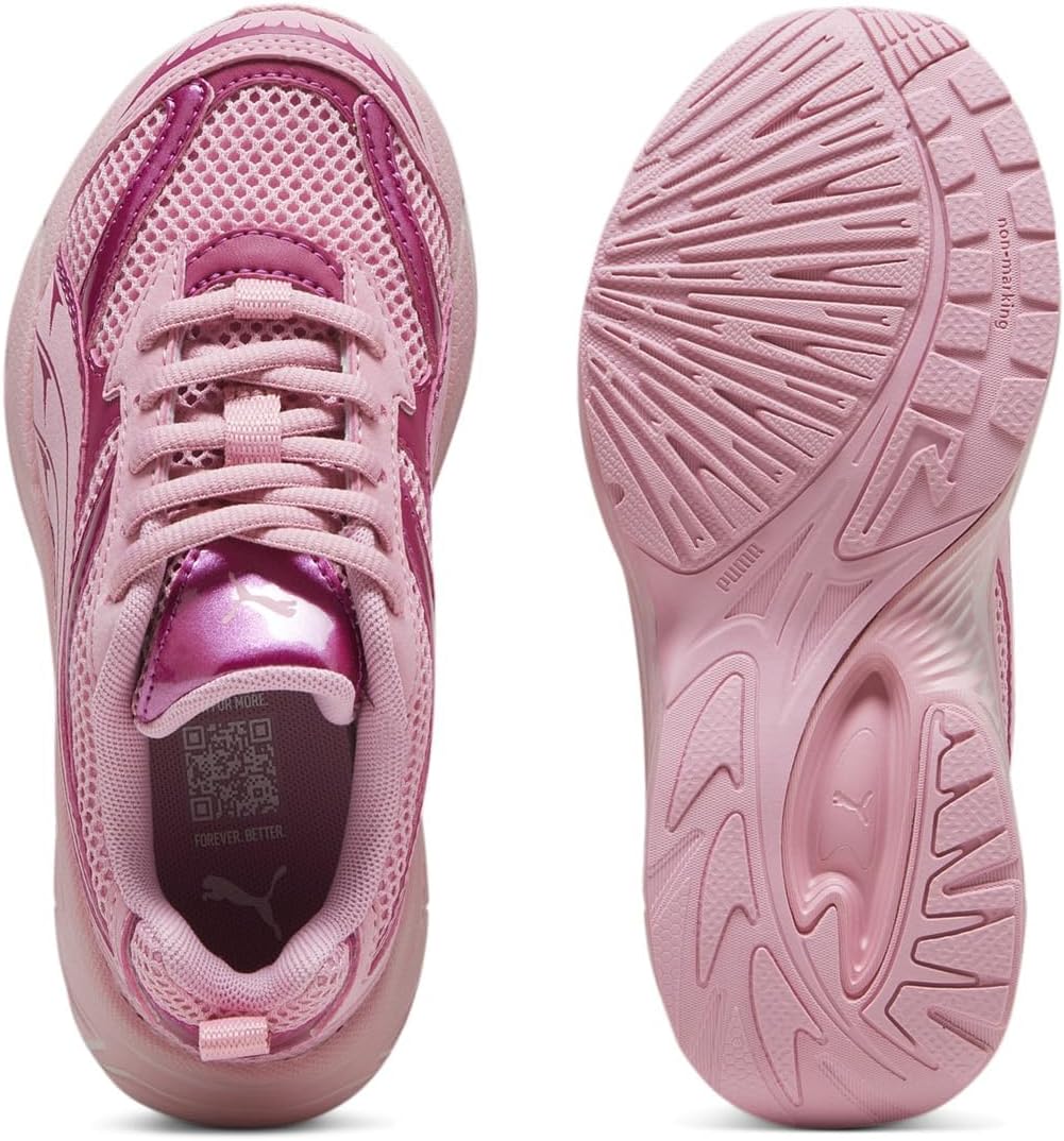 Кроссовки Puma Unisex-Child Morphic Mystery Garden, Mauved Out-magenta Gleam — фото 3
