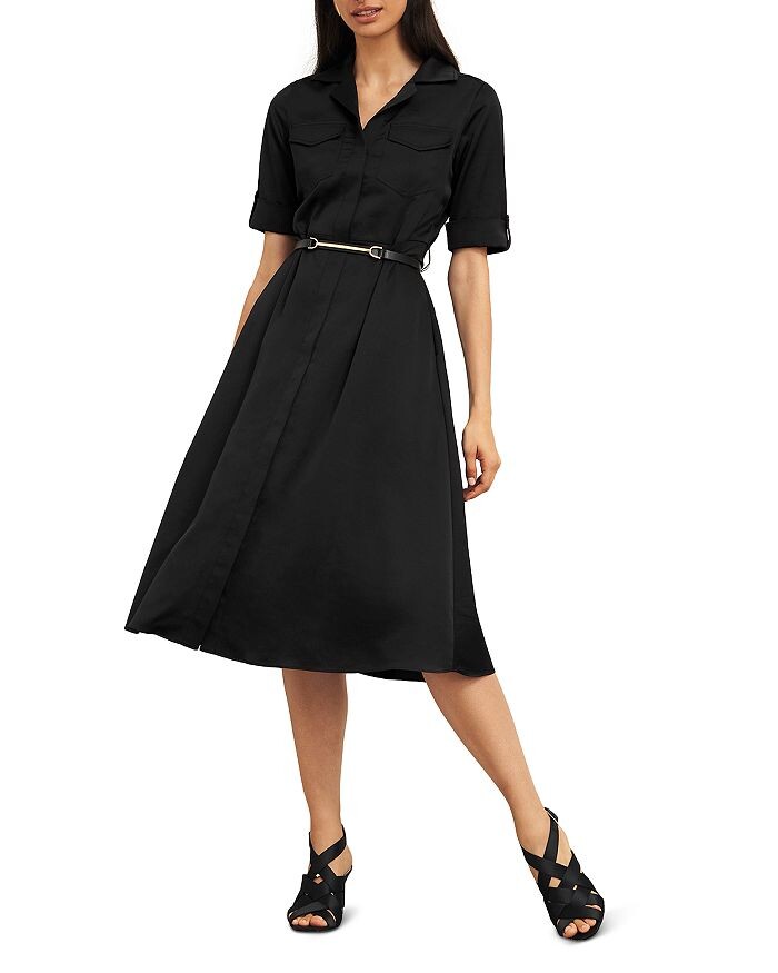 

Платье-рубашка HOBBS LONDON Limited Towneley, черный
