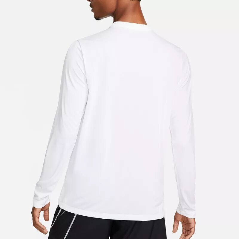 Мужская рубашка для фитнеса с длинным рукавом Nike Dri-FIT Legend Legend, белый — фото 3