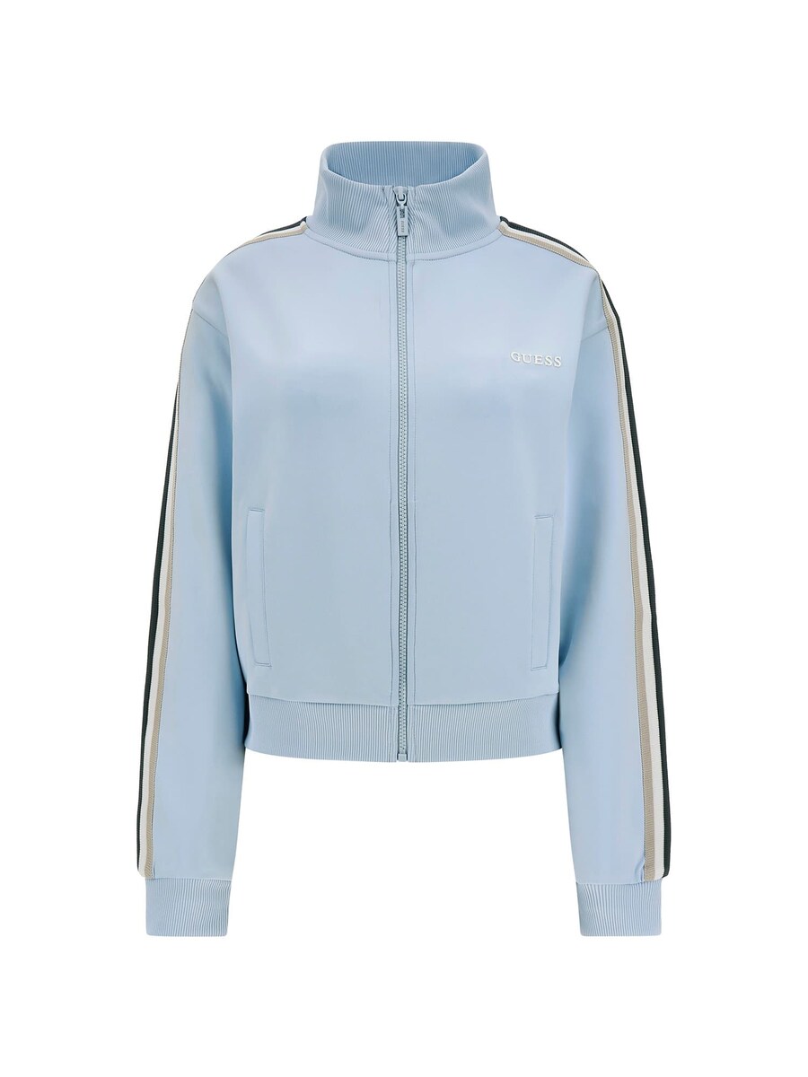 

Толстовка с капюшоном на молнии GUESS, цвет Navy/Sky blue