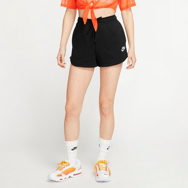 Шорты как w спортивная одежда essntl flc hr короткие Nike, черный — фото 4