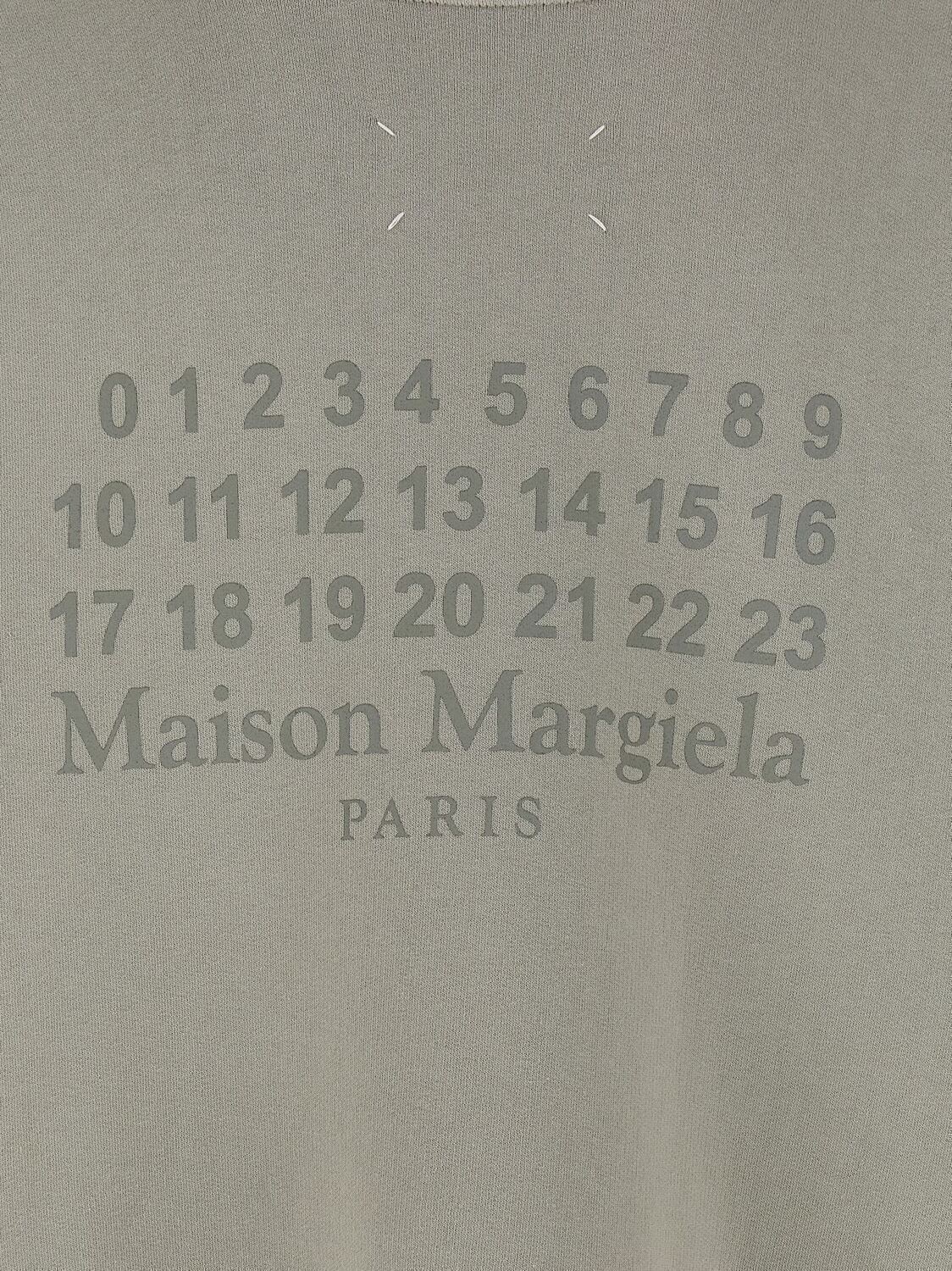 Худи «Числовая подпись MM6» MAISON MARGIELA, серый — фото 4