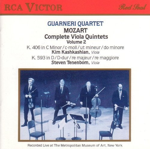 

CD диск Mozart / Guarneri String Quartet: Complete Viola Quintet