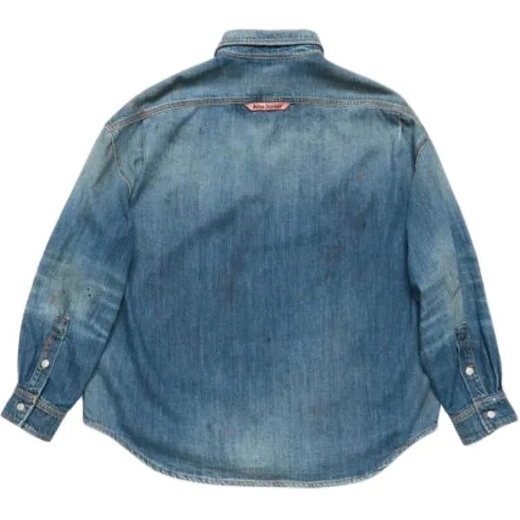 Acne Studios Футболка Unisex Blue Moderate — фото 3