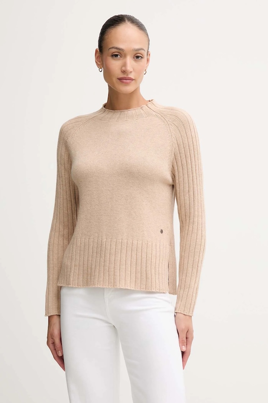 

Свитер из смесовой шерсти Pepe Jeans, бежевый