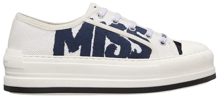 Кроссовки Dior Wmns Walk'n'Dior Platform 'White Deep Blue', белый