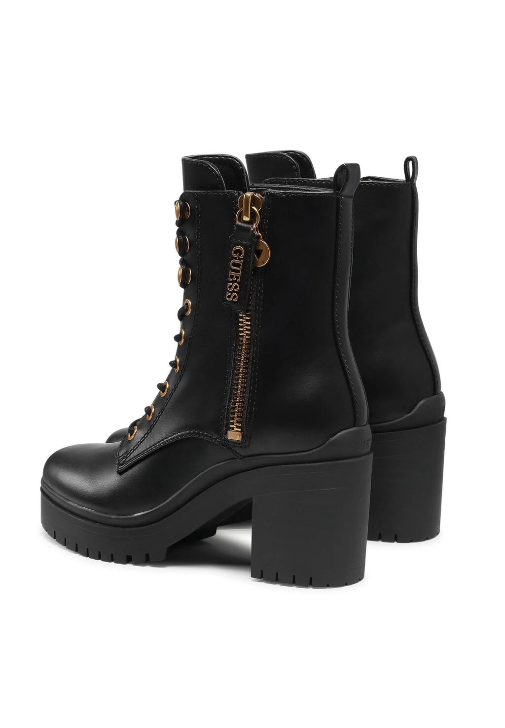 

Ботильоны на шнуровке LEA Guess, черный