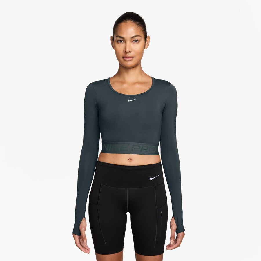 Футболка Performance NIKE Nike Pro, изумрудный — фото 3