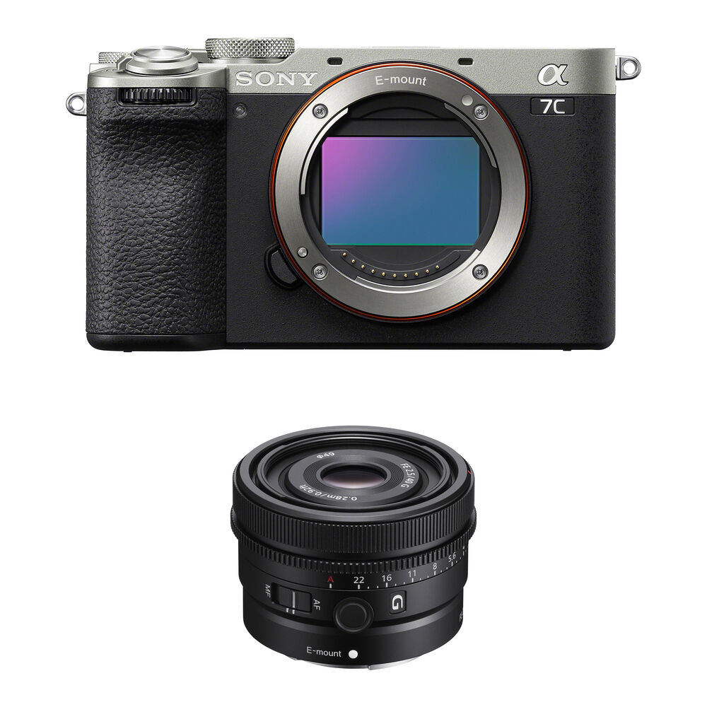 

Беззеркальная камера Sony a7C II Mirrorless Camera with 40mm f/2.5 Lens Kit (Silver)