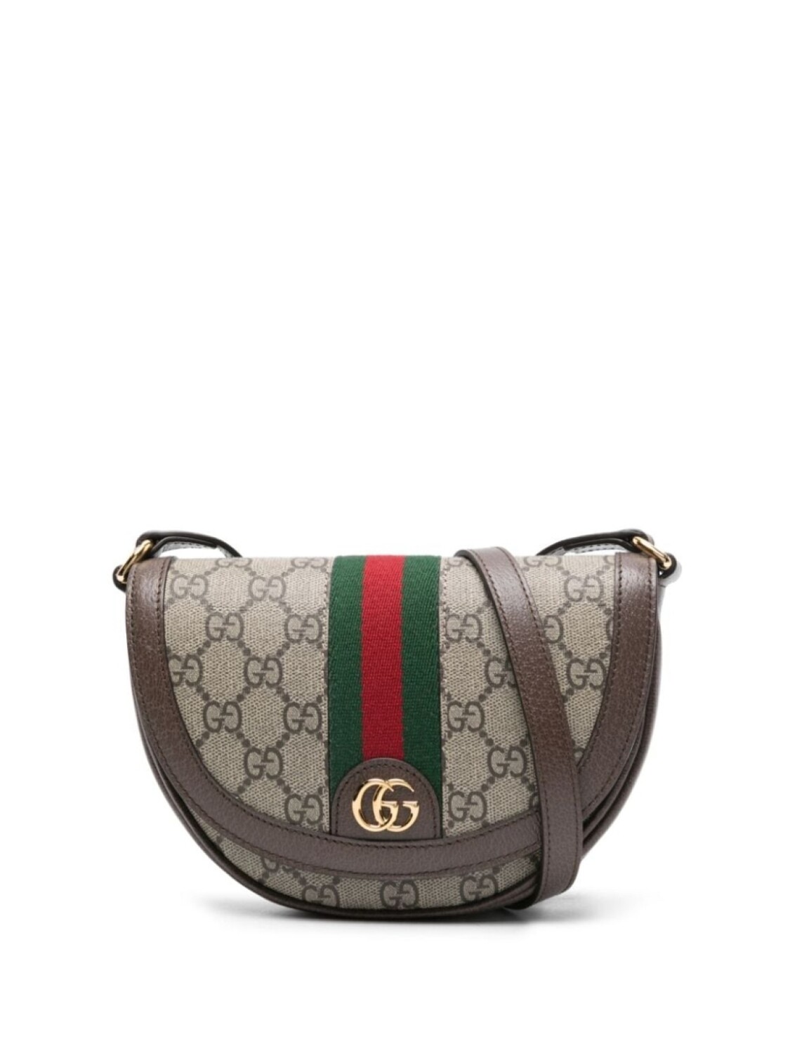 

Мини-сумка на плечо Gucci Ophidia, нейтральный цвет