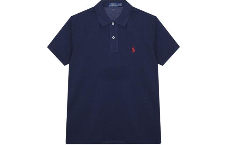Поло с принтом пони Polo Ralph Lauren, Морской синий — фото 2