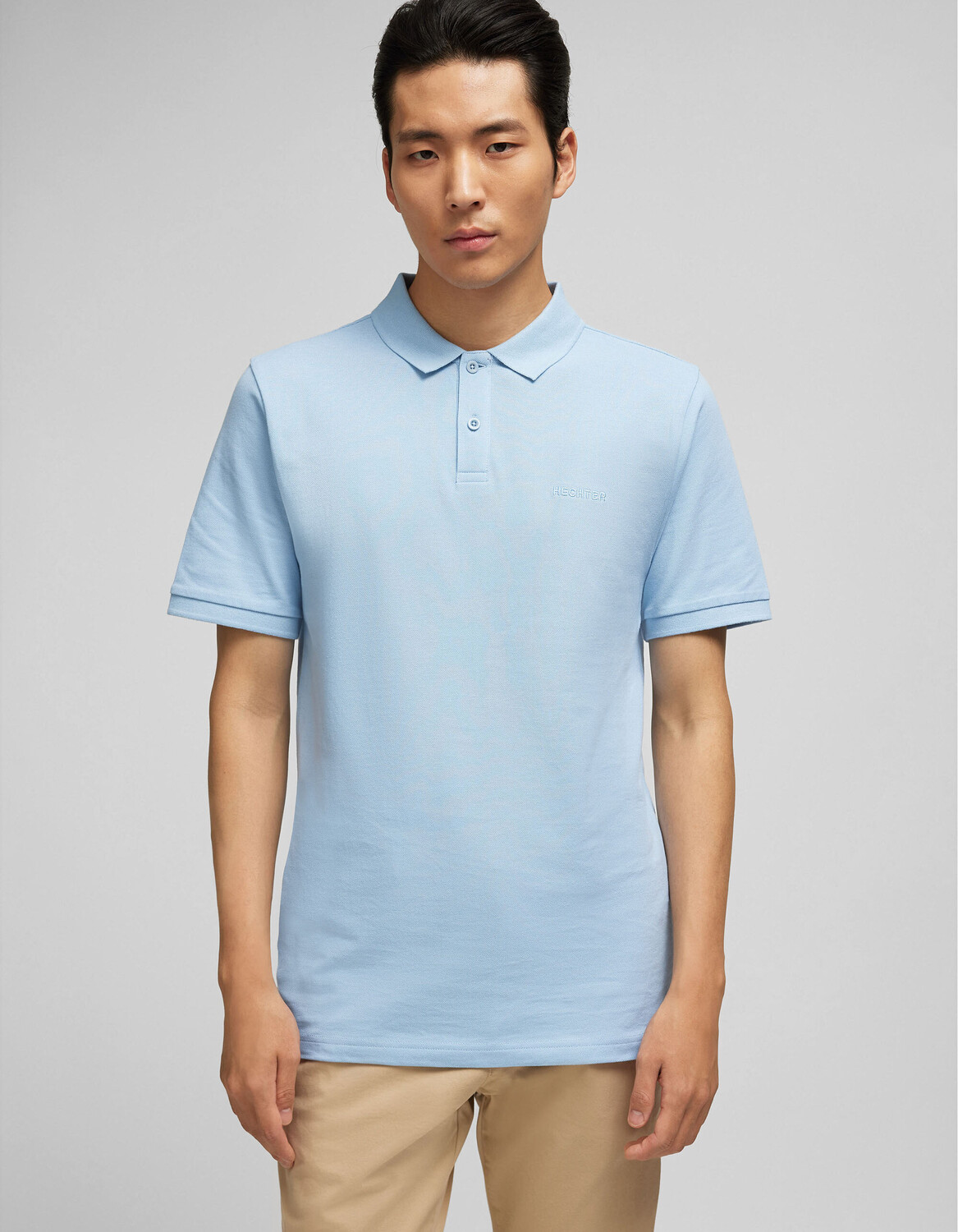 

Поло HECHTER PARIS, цвет light blue