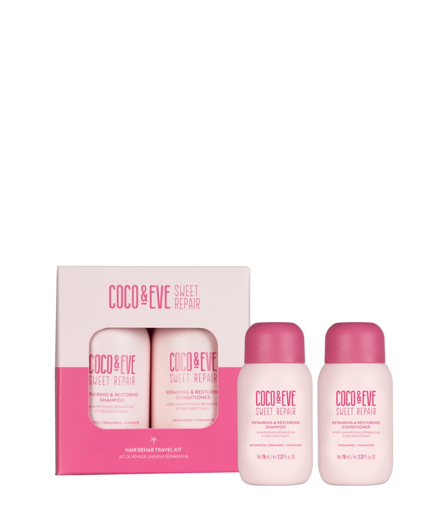 

Набор для ухода за волосами Coco & Eve Sweet Repair Hair Rehab Travel Kit, 1 шт.