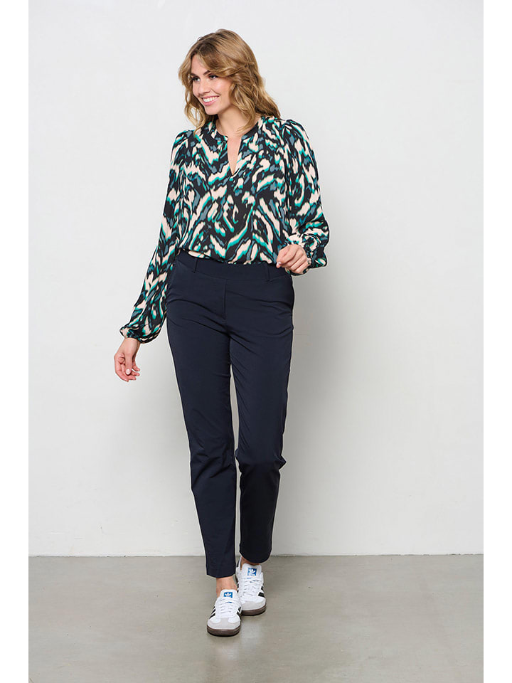 

Блузка &Co Woman, цвет schwarz/creme/türkis