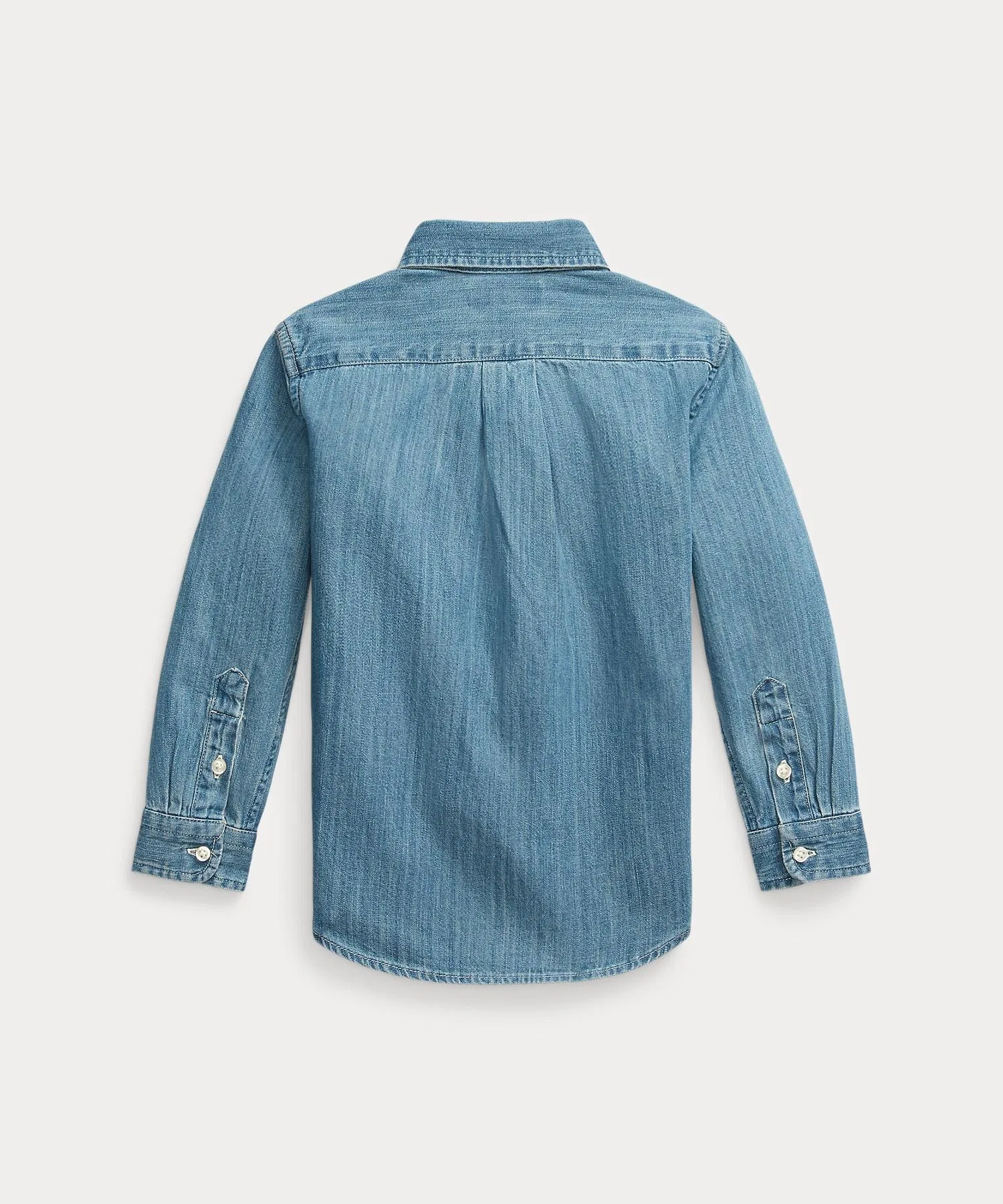 Детская джинсовая рубашка Polo Ralph Lauren Childrenswear — фото 3