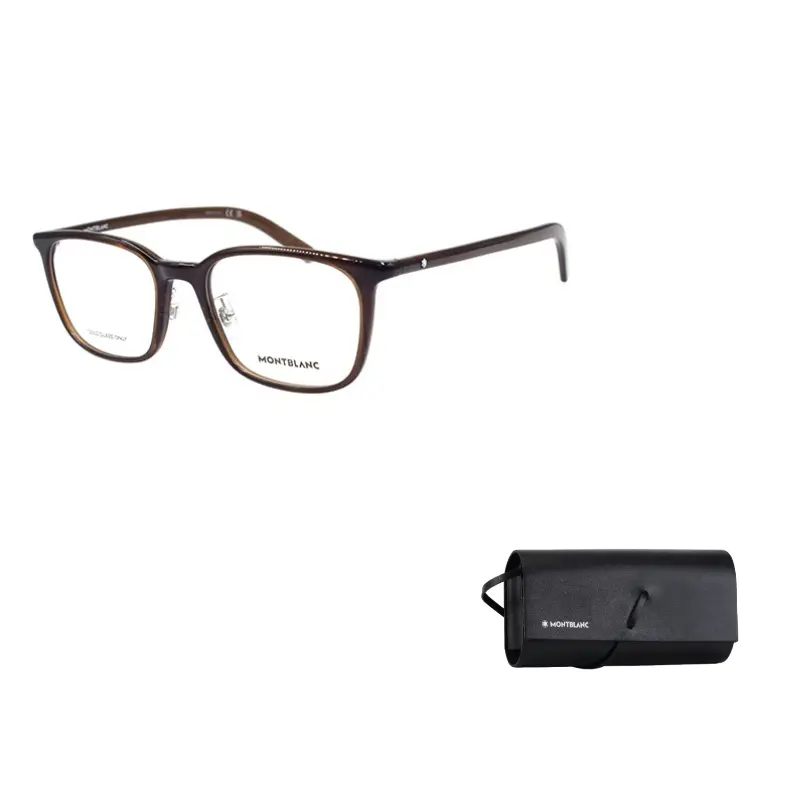 

MONTBLANC Квадратные очки мужские тёмно-коричневые, Dark Brown