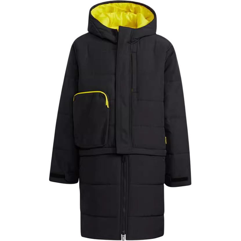 

Стеганая куртка для начальной школы Adidas, черный