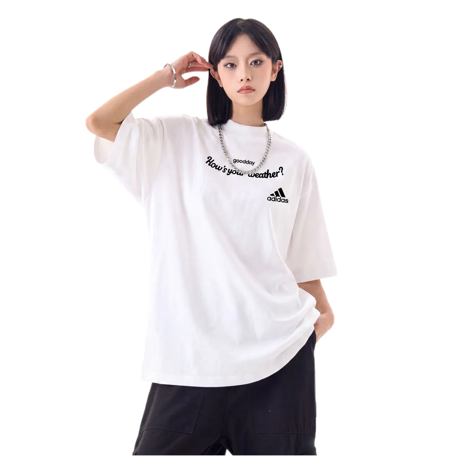 Футболка MUST HAVES Adidas белая — фото 4