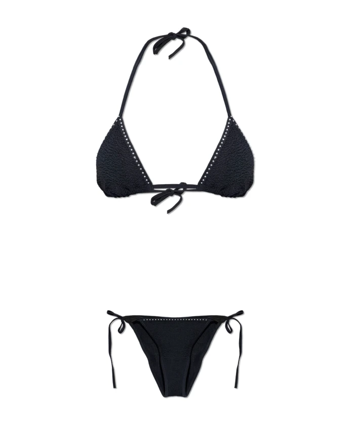 

Джина в бикини Hunza G, черный