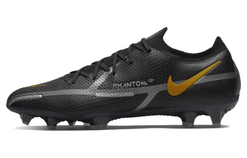 

Nike Phantom GT2 Elite FG Черный металлик Темно-серый металлик Золотой