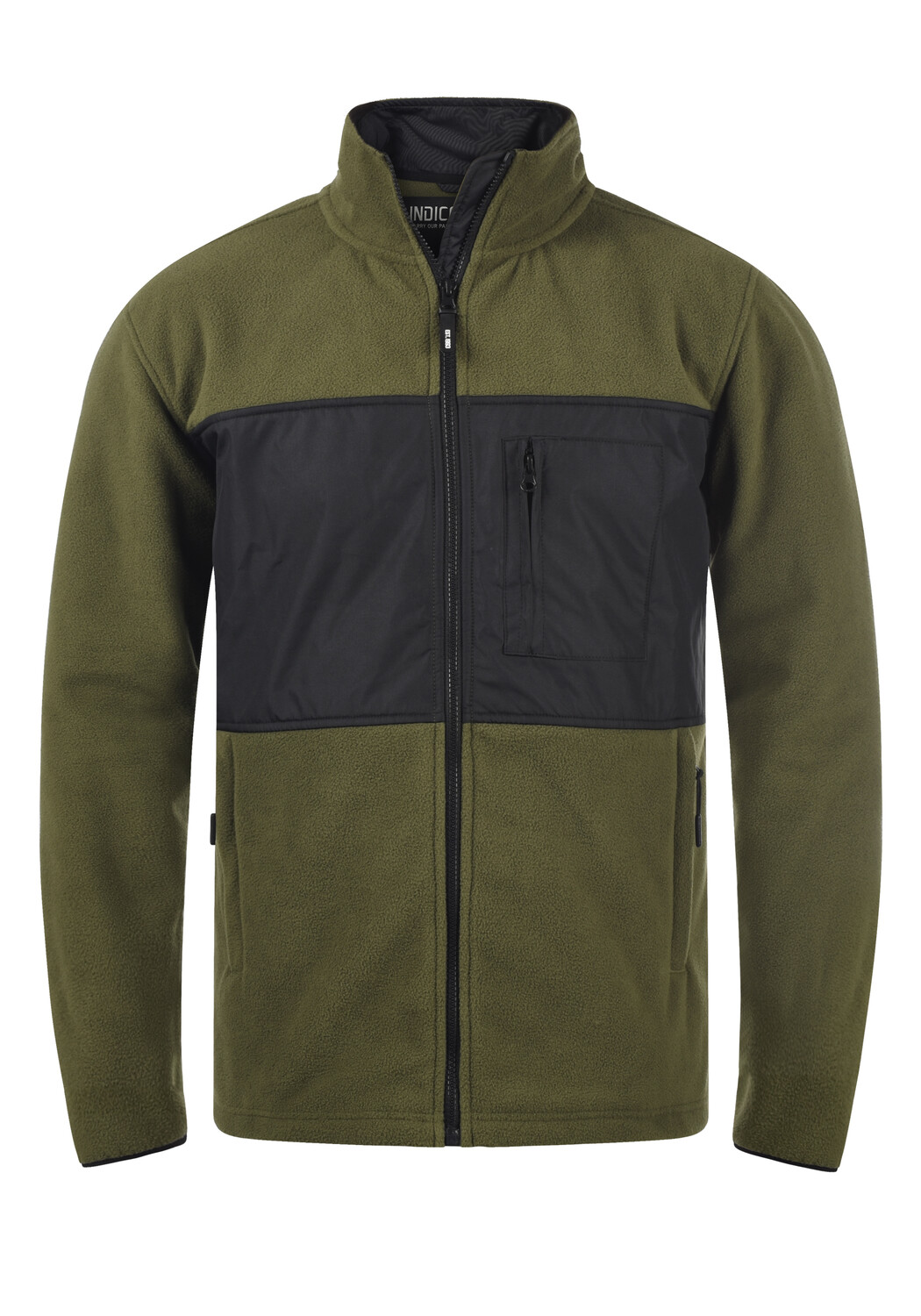 

Куртка INDICODE Fleecejacke, зеленый